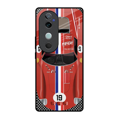Racing Vintage Glossy Case for Vivo V40 5G