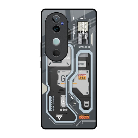 Retro Futuristic Glossy Case for Vivo V40 5G