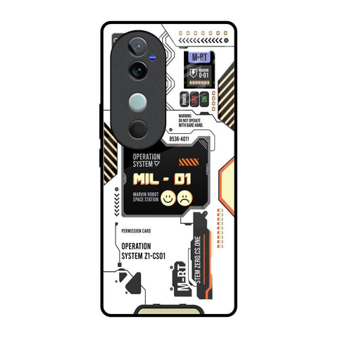 Tech Display Glossy Case for Vivo V40 5G