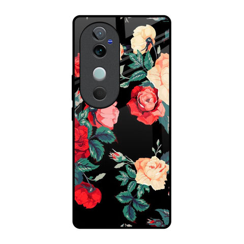 Floral Bunch Glossy Case For Vivo V40 5G