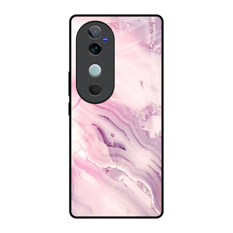 Diamond Pink Gradient Glossy Case For Vivo V40 5G