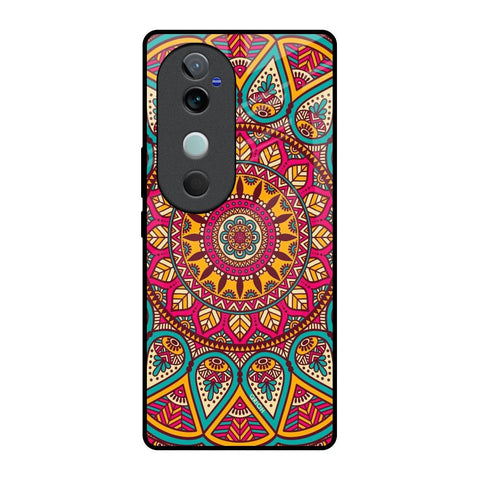 Elegant Mandala Glossy Case for Vivo V40 5G