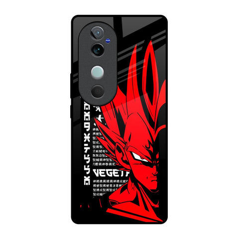 Red Vegeta Glossy Case for Vivo V40 5G