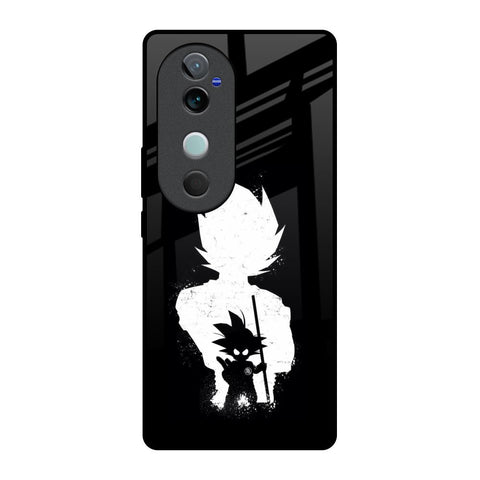 Monochrome Goku Glossy Case for Vivo V40 5G