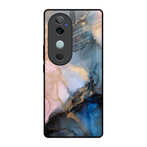 Marble Ink Abstract Glossy Case for Vivo V40 5G