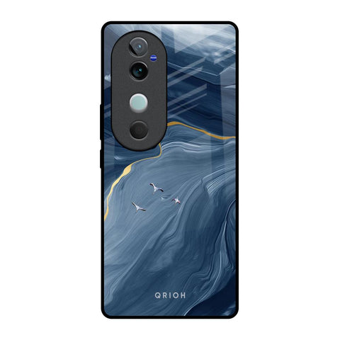 Deep Ocean Marble Glossy Case for Vivo V40 5G