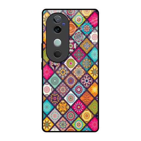 Multicolor Mandala Glossy Case for Vivo V40 5G