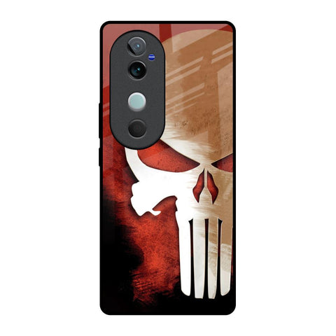 Red Skull Glossy Case for Vivo V40 5G