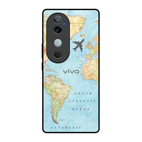 Fly Around The World Glossy Case for Vivo V40 5G