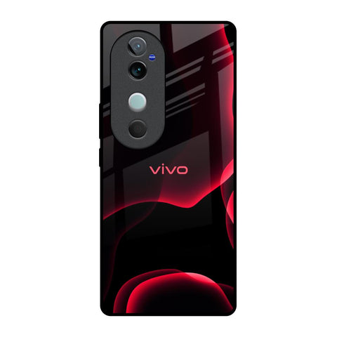 Red Thunder Glossy Case for Vivo V40 5G