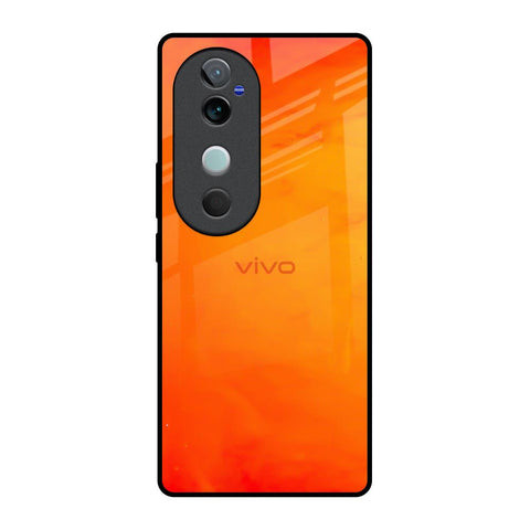 Tangy Orange Glossy Case for Vivo V40 5G