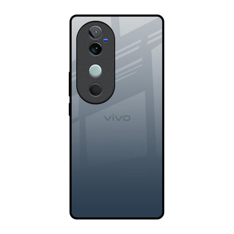 Smokey Grey Color Glossy Case For Vivo V40 5G