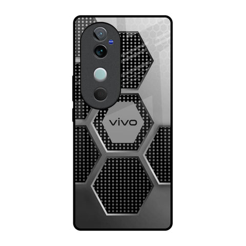 Hexagon Style Glossy Case For Vivo V40 5G