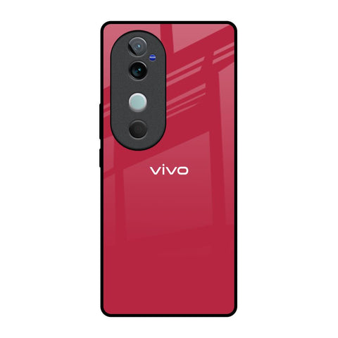 Solo Maroon Glossy case for Vivo V40 5G