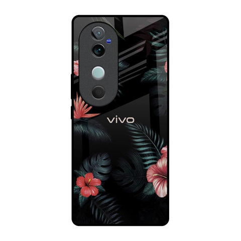 Tropical Art Flower Glossy Case for Vivo V40 5G