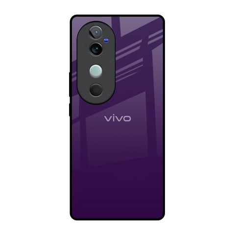 Dark Purple Glossy Case for Vivo V40 5G