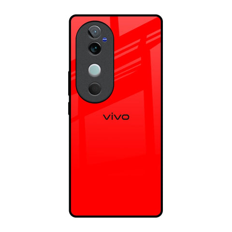 Blood Red Glossy Case for Vivo V40 5G