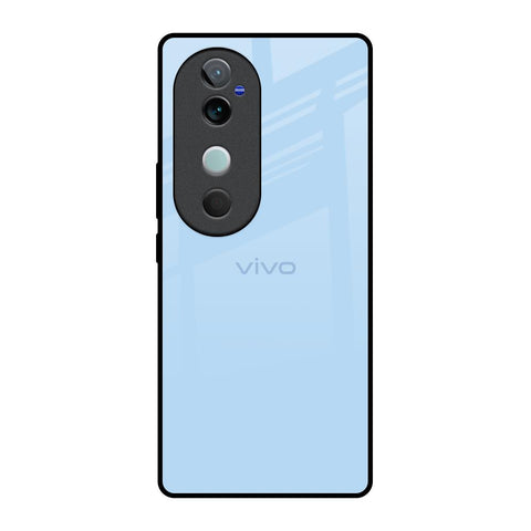 Pastel Sky Blue Glossy Case for Vivo V40 5G