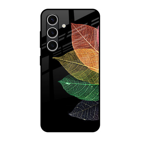 Colorful Leaves Glossy Case for Samsung Galaxy S24 FE 5G