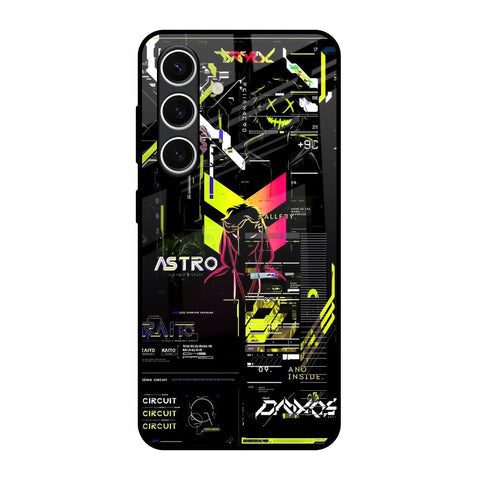 Astro Glitch Glossy Case for Samsung Galaxy S24 FE 5G