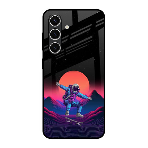 Retro Astronaut Glossy Case for Samsung Galaxy S24 FE 5G