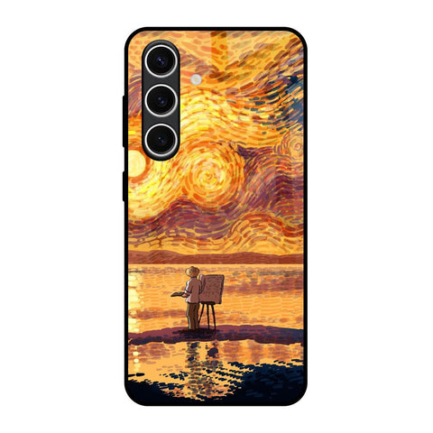 Sunset Vincent Glossy Case for Samsung Galaxy S24 FE 5G