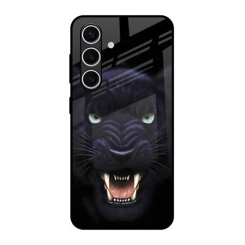 Angry Black Leopard Glossy Case for Samsung Galaxy S24 FE 5G