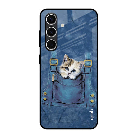 Kitty In Pocket Glossy Case For Samsung Galaxy S24 FE 5G