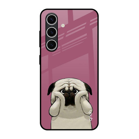 Funny Pug Face Glossy Case For Samsung Galaxy S24 FE 5G