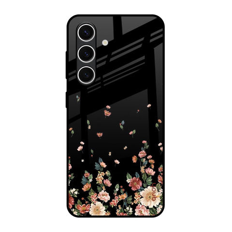 Floating Floral Print Glossy Case for Samsung Galaxy S24 FE 5G