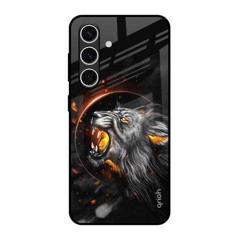 Aggressive Lion Glossy Case for Samsung Galaxy S24 FE 5G