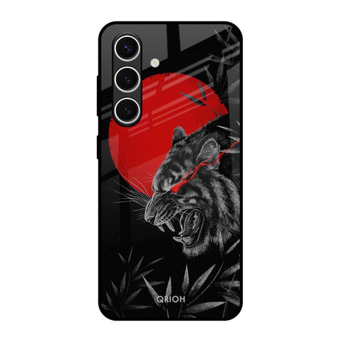Red Moon Tiger Glossy Case for Samsung Galaxy S24 FE 5G