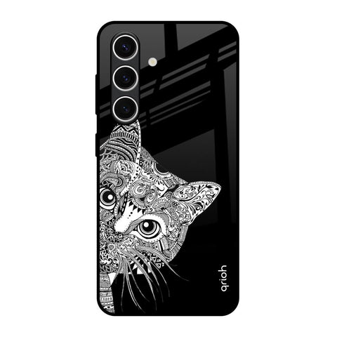Kitten Mandala Glossy Case for Samsung Galaxy S24 FE 5G