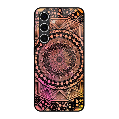 Floral Mandala Glossy Case for Samsung Galaxy S24 FE 5G
