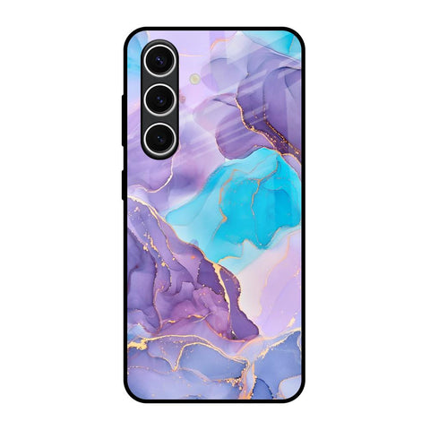 Alcohol ink Marble Glossy Case for Samsung Galaxy S24 FE 5G