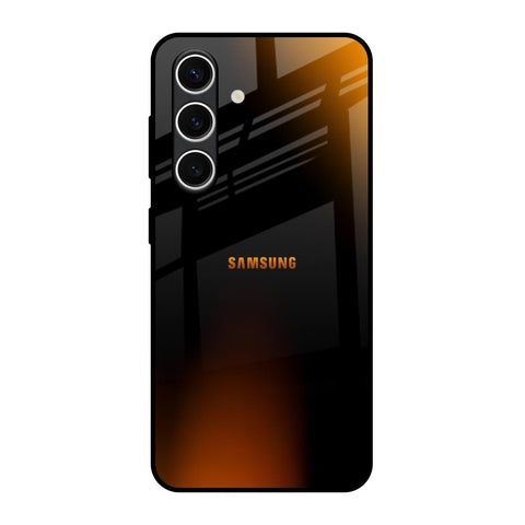 Orange Black Fusion Glossy Case for Samsung Galaxy S24 FE 5G