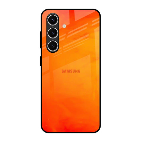Tangy Orange Glossy Case for Samsung Galaxy S24 FE 5G