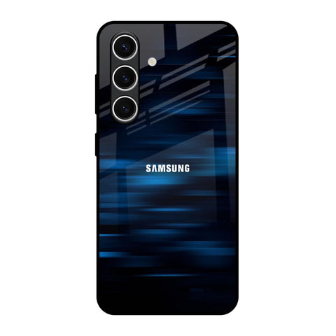 Blue Rough Abstract Glossy Case for Samsung Galaxy S24 FE 5G
