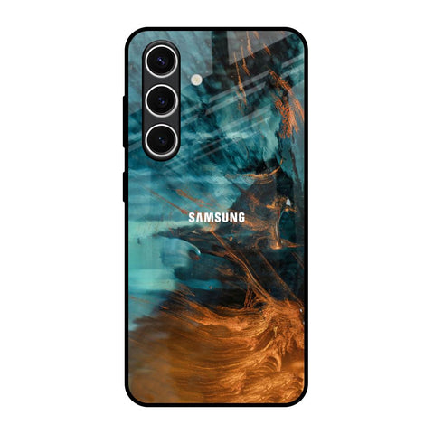 Golden Splash Glossy Case for Samsung Galaxy S24 FE 5G