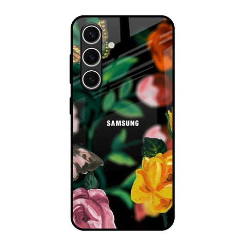 Flowers & Butterfly Glossy Case for Samsung Galaxy S24 FE 5G