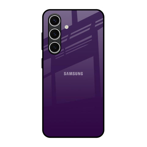 Dark Purple Glossy Case for Samsung Galaxy S24 FE 5G
