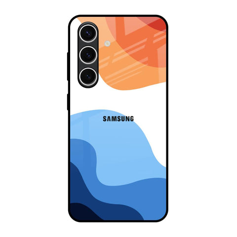 Wavy Color Pattern Glossy Case for Samsung Galaxy S24 FE 5G