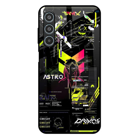 Astro Glitch Glossy Case for Samsung Galaxy M35 5G