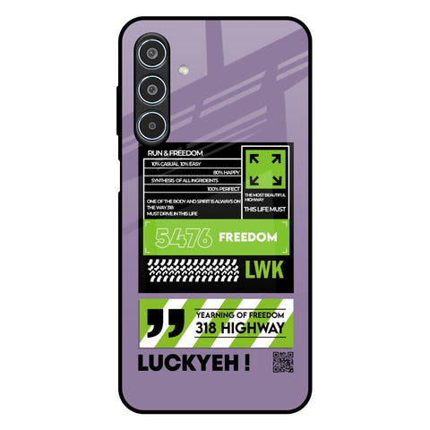 Run & Freedom Glossy Case for Samsung Galaxy M35 5G