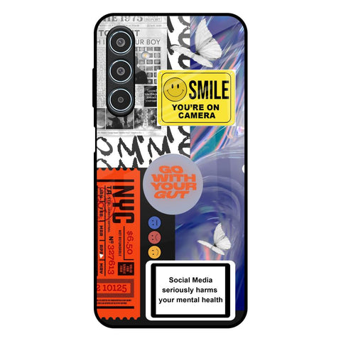 Smile for Camera Glossy Case for Samsung Galaxy M35 5G