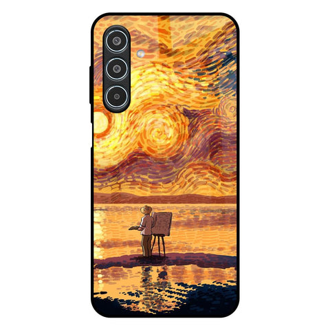 Sunset Vincent Glossy Case for Samsung Galaxy M35 5G
