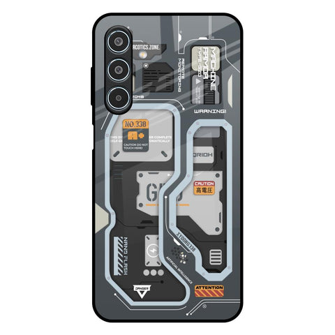 Retro Futuristic Glossy Case for Samsung Galaxy M35 5G