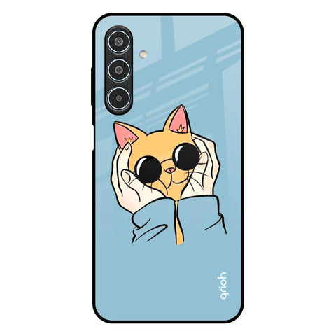 Adorable Cute Kitty Glossy Case For Samsung Galaxy M35 5G