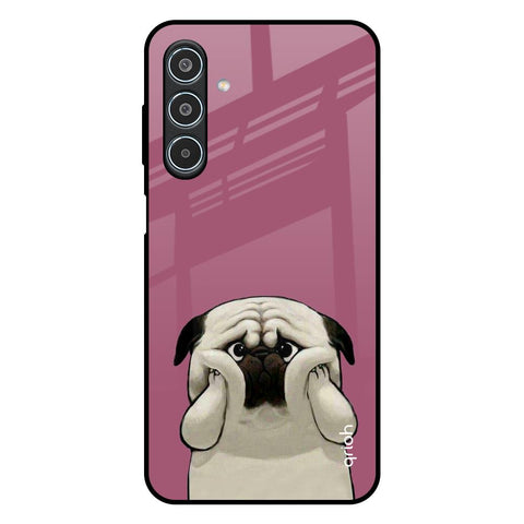Funny Pug Face Glossy Case For Samsung Galaxy M35 5G
