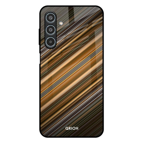 Diagonal Slash Pattern Glossy Case for Samsung Galaxy M35 5G